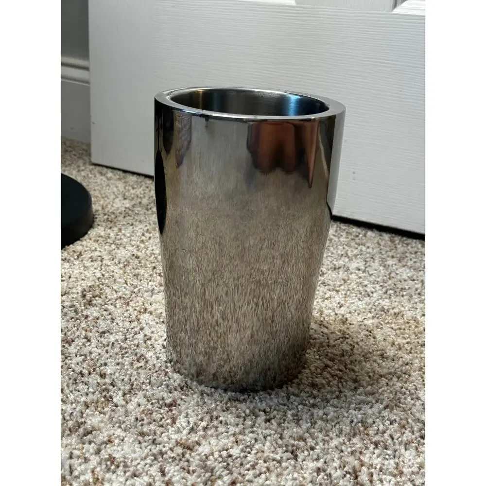 Crate & Barrel Wine/Champagne Cooler Classic Chiller with faint 